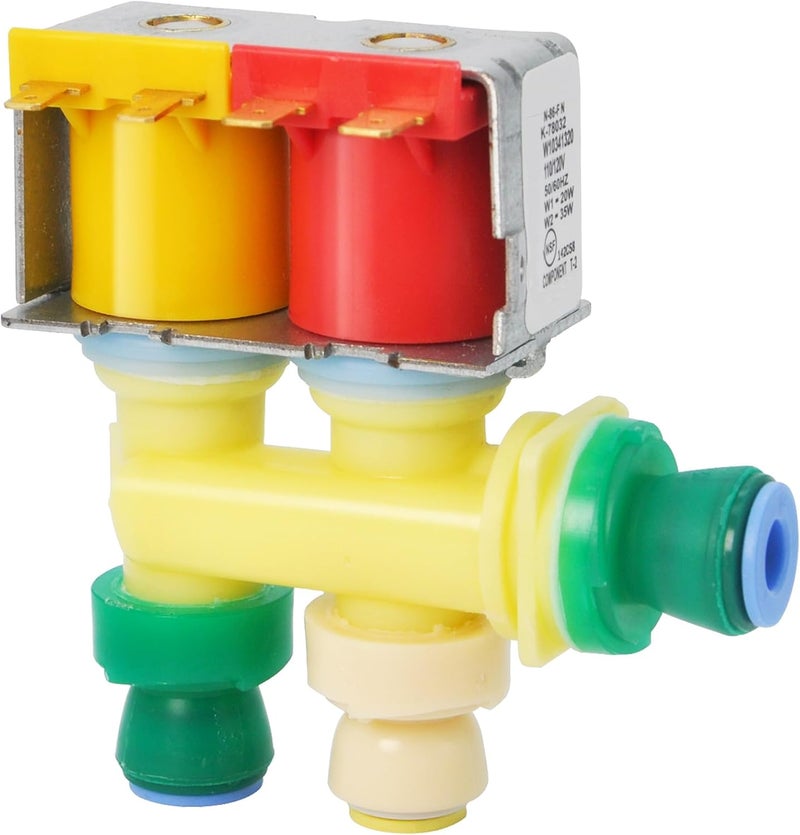REEPLAR New WPW10341320 W10341320 Refrigerator Water Inlet Valve Compatible with Whirlpool, kenmore, kitchen-aid, may-tag Refrigerator Replacement of AP6019939, PS11753250, EAP11753250 - Image 1